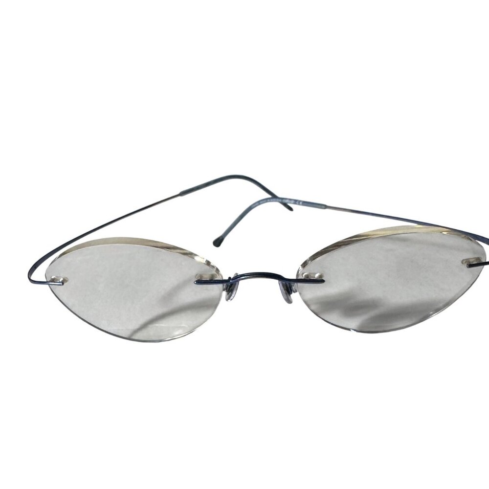 Silhouette Rimless Eyeglasses Lt Weight Metal Frame Minimalist M7395 19-40 140